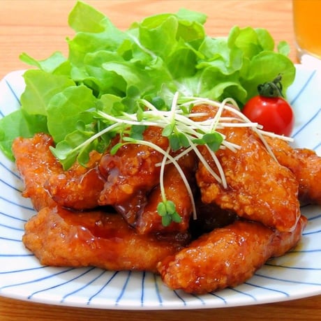 【少量サイズ/送料別】骨なしチキンバー(たれセット)（チキン1kg+タレ250ｇ）【業務用 鶏肉 冷凍食品 唐揚げ 通販 肉 鶏胸 イベント オードブル パーティ おつまみ 弁当 居酒屋 時短】