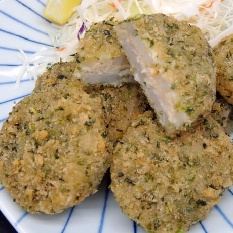 【少量サイズ/送料別】蓮根挟み揚げ磯辺風30ｇ（30個）【業務用 冷凍食品 鶏肉 もも肉 れんこん おつまみ イベント 弁当 オードブル パーティ 居酒屋 時短】