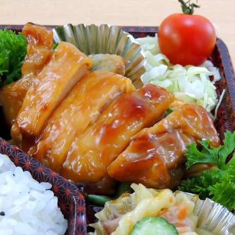 【送料無料 業務用】チキン照焼80g 80枚（20枚×4箱）【冷凍食品 鶏肉 鶏もも クリスマス バーベキュー グリル イベント オードブル 焼き鳥 パーティ お弁当 時短】