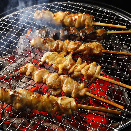 【送料無料】業務用 炭火焼鳥もも串素焼 35g 200本（50本×4箱）加熱済み 冷凍焼き鳥 イベント 学園祭 祭り 居酒屋 キッチンカー向け