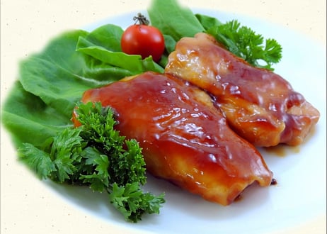 【送料無料 業務用】チキン照焼80g　80枚入り（20枚×4箱）【冷凍食品 鶏肉 鶏もも クリスマス バーベキュー グリル イベント オードブル 焼き鳥 パーティ お弁当 時短】