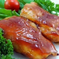 【送料無料 業務用】チキン照焼き90g（真空） 100枚（5枚真空×10袋×2合わせ）【冷凍食品 鶏肉 鶏もも 湯せん バーベキュー グリル オードブル 焼き鳥 パーティ 時短】