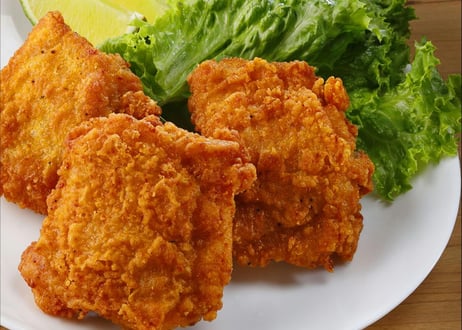 【送料無料 業務用】フライドチキン（サイ）100g　80本入り（10本×4袋×2合わせ）【冷凍食品 鶏肉 鶏もも 唐揚げ クリスマス フライドチキン パーティ 時短】