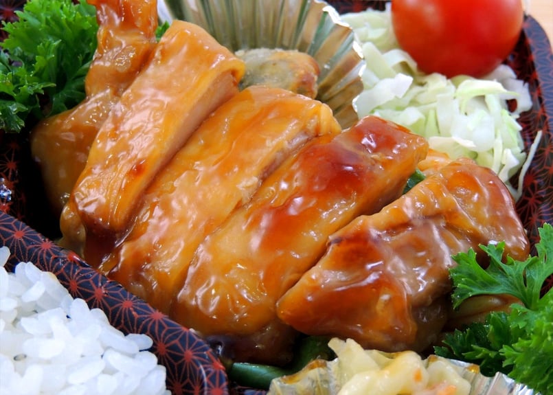 送料無料 業務用】チキン照焼き90g（真空） 100枚入り（5枚真空