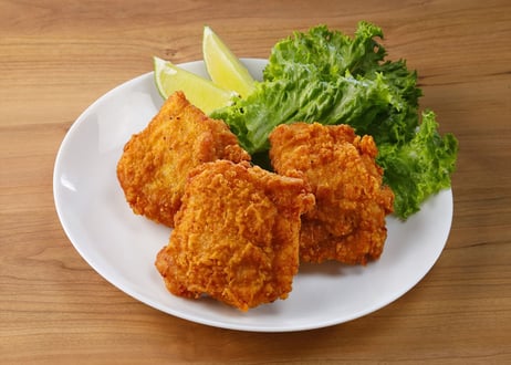 【送料無料 業務用】フライドチキン（サイ）100g　80本入り（10本×4袋×2合わせ）【冷凍食品 鶏肉 鶏もも 唐揚げ クリスマス フライドチキン パーティ 時短】