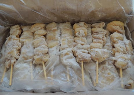 【送料無料 業務用】焼き鳥 かわ串 30g 300本（50本×6箱）冷凍 加熱済み 飲食店 居酒屋 学園祭 屋台 イベント BBQ キッチンカー お祭り
