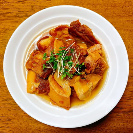 【少量サイズ/送料別】豚角煮300g 【業務用 冷凍食品 豚肉 煮物 おつまみ おかず 惣菜 居酒屋 時短 湯せん レンジ】