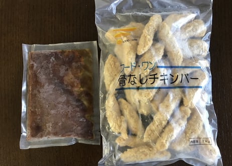 【送料無料 業務用】骨なしチキンバー(たれセット)　10kg入り（チキン1kgタレ250g×8セット）【冷凍食品 唐揚げ 鶏肉 鶏むね イベント オードブル パーティ おつまみ お弁当 時短】