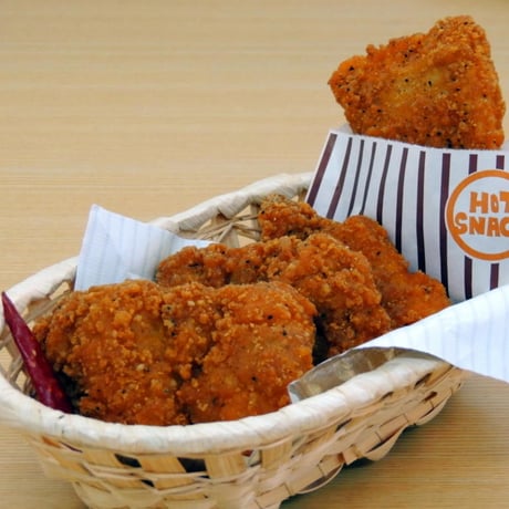 【送料無料 業務用】骨なしフライドチキン 旨辛味 100g×100枚 冷凍 鶏もも肉 フライドチキン 唐揚げ 惣菜 弁当 イベント パーティ クリスマス 大容量