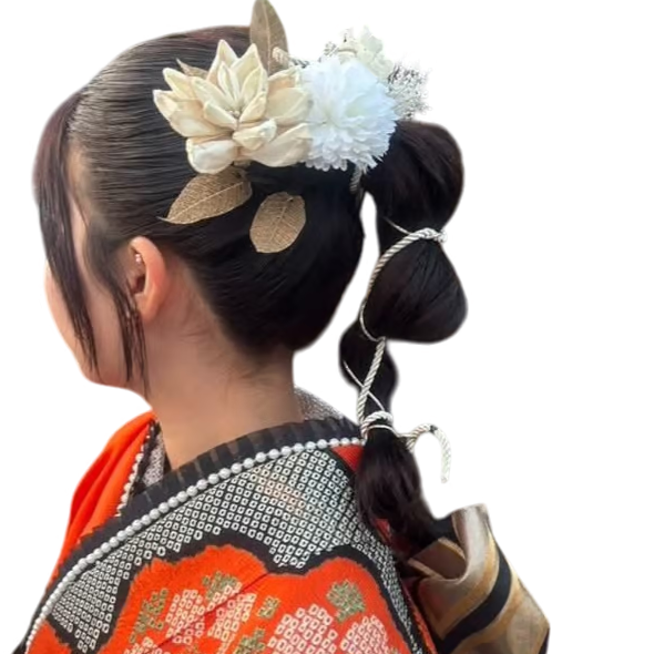 店頭渡し* ~butterflyにオーダー・ご予算で選べる髪飾り~成人式、卒業