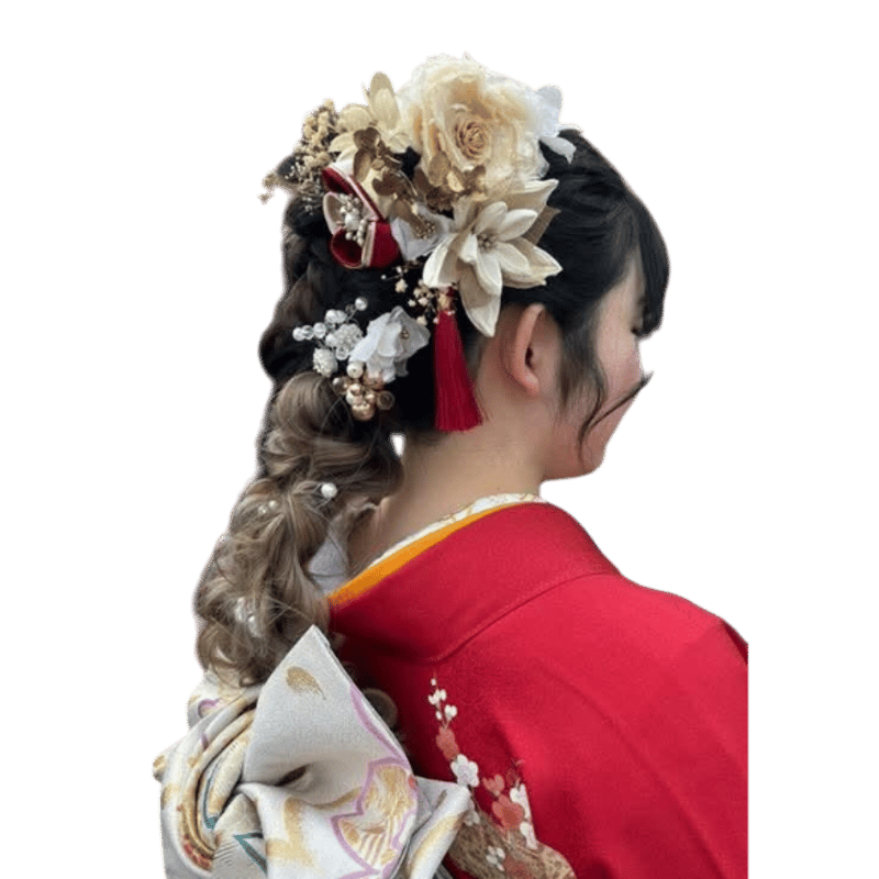 店頭渡し* ~butterflyにオーダー・ご予算で選べる髪飾り~成人式、卒業