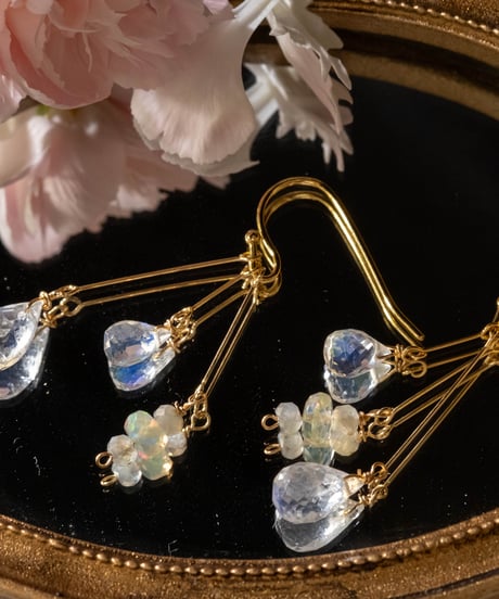 月光の湖★ピアス