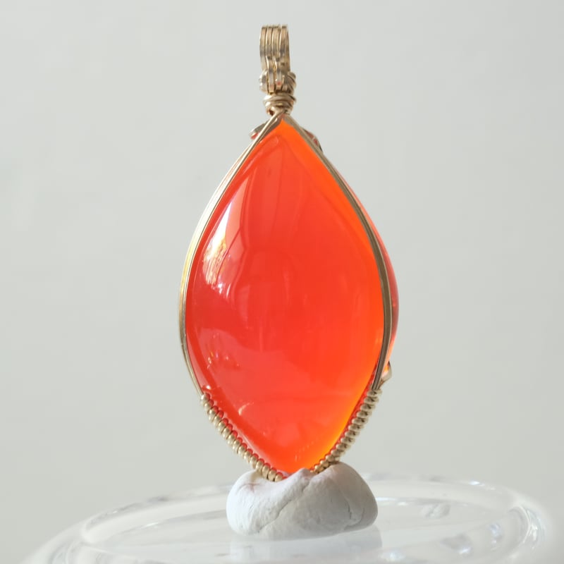 お値下げ　アンダラクリスタル　特大シンボリックポリッシュ　2900g アンダラ・クリスタル （オレンジ・31g） 【AC21OR001 】