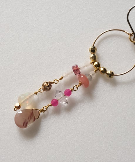 ピンク系★ピアス