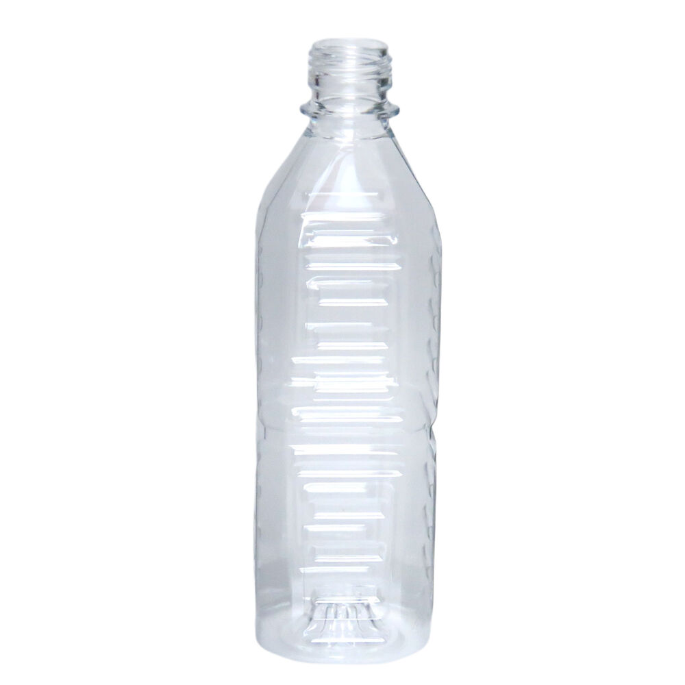 ペットボトル(空) 空 ペットボトル容器 500ml 角型 420本入 ふた付セット | 包装用品の