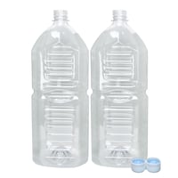 空 ペットボトル容器 500ml 角型 100本入 ふた付セット | 包装