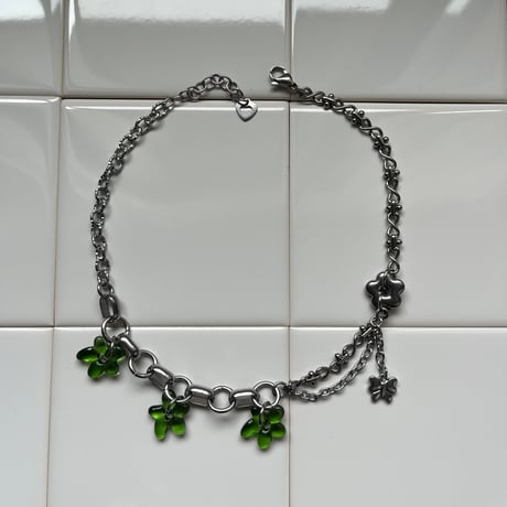 ohana necklace-green-