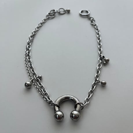 circular barbell necklace-popup design-