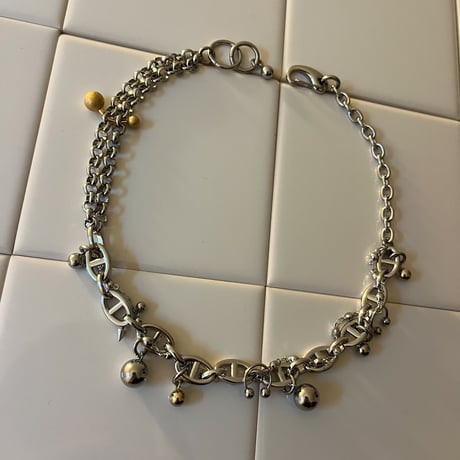 silver chain necklace  004