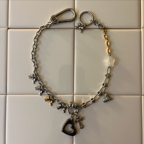 hematite heart necklace