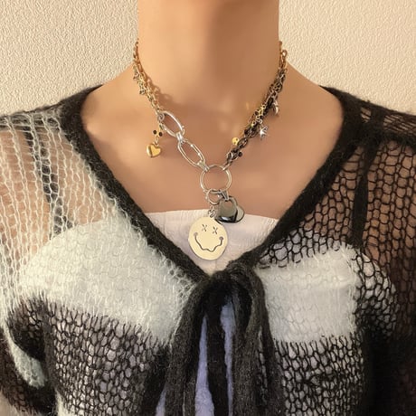 smiley necklace