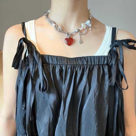 carnelian heart necklace