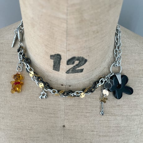 Teddy Mix Charm Necklace