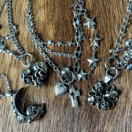 skull♡combi necklace