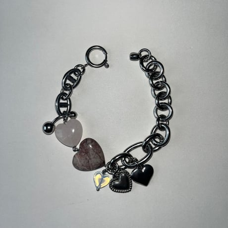 heart stone bracelet