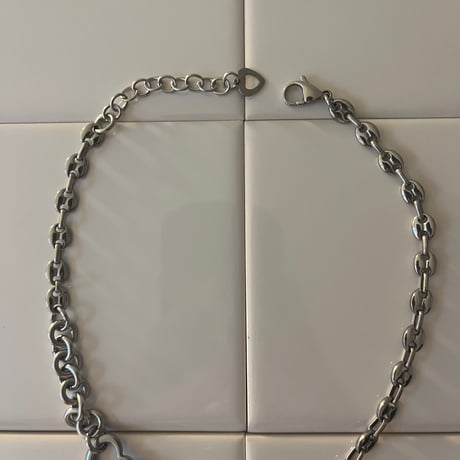 stainles heart necklace