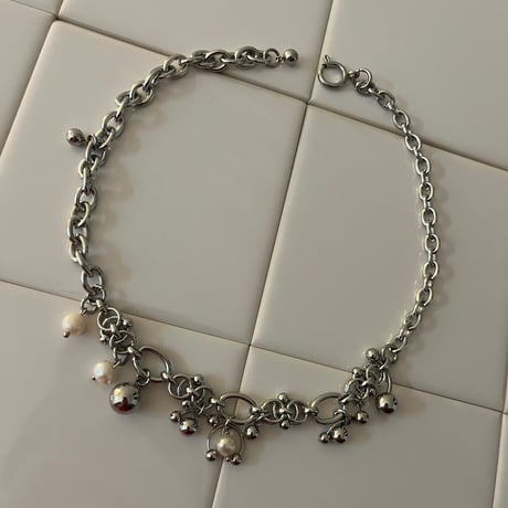 silver chain necklace 005