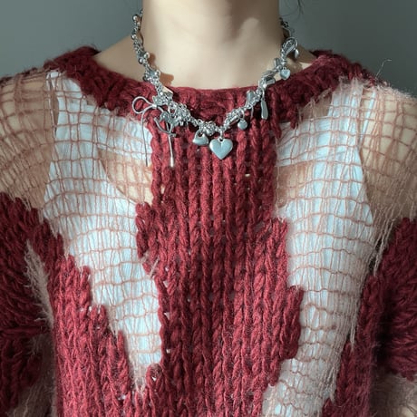 Heart Cluster Necklace
