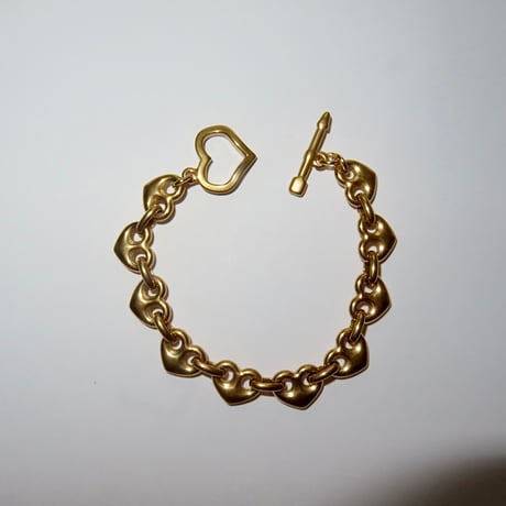 heartbeat chain bracelet*๑♡՞（silver/gold）