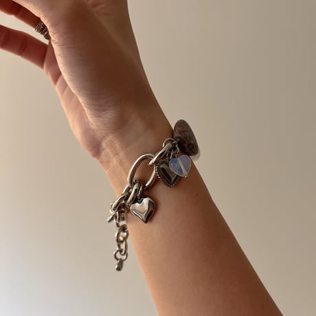 heart stone bracelet