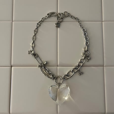 big heart necklace₊ ᨦ ♡ ᨩ ໋₊