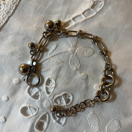 silver ball bracelet