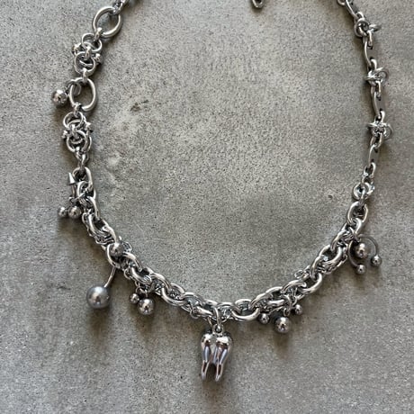 tooth charm necklace