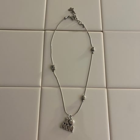 LOVE mom necklace♡ྀི ˖ ⊹