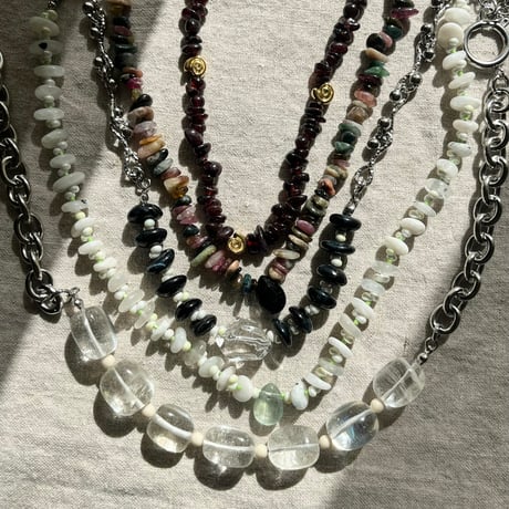 stone necklace-quartz-
