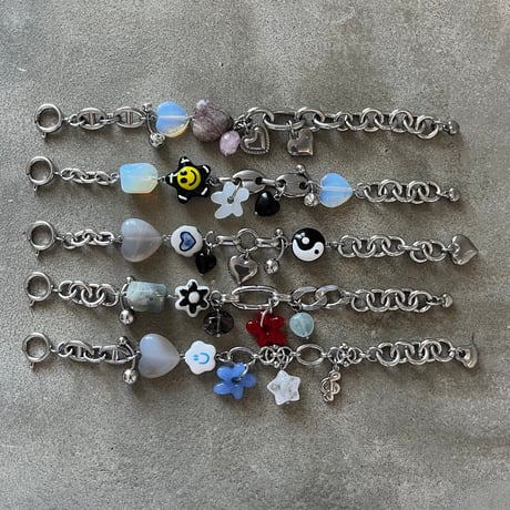 smiley cloud bracelet