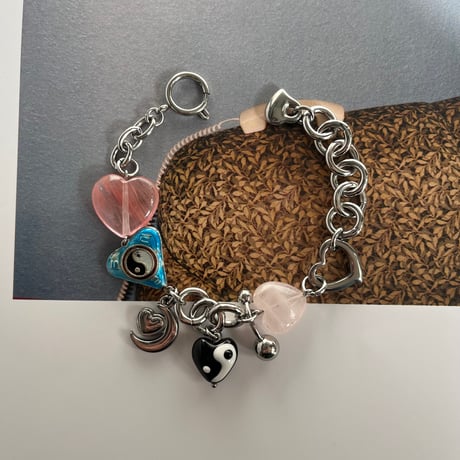 yin yang heart bracelet