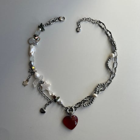 carnelian heart necklace