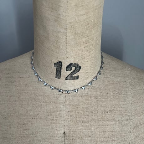 silver choker necklace（heart/flower/dolphin/star/wave）