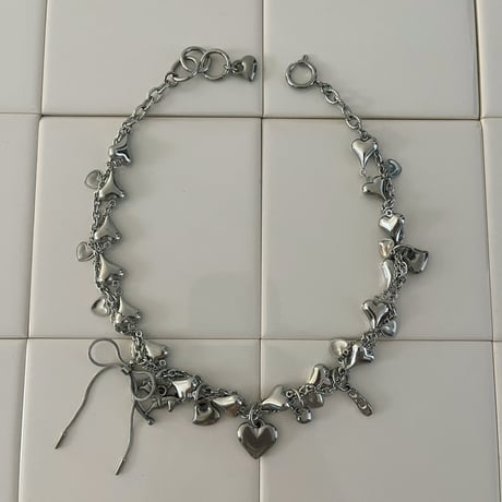 Heart Cluster Necklace