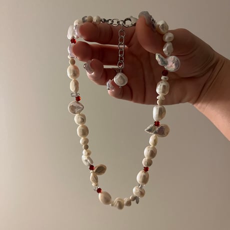 pearl necklace-cotton-