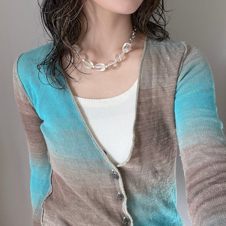 stone necklace-quartz-
