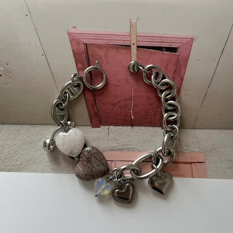 heart stone bracelet
