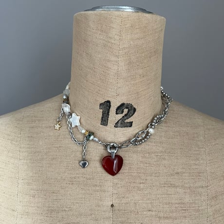 carnelian heart necklace