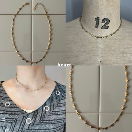 gold choker necklace（heart/flower/dolphin/star/cross）