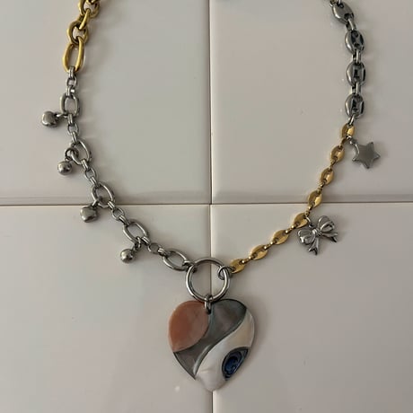 shell heart necklace